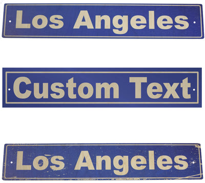 STREET SIGN - BLUE - PROVOK LA